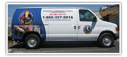 Ford econoline Express van Half Wrap