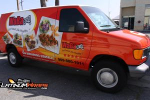 Van wrap for Waba Grill