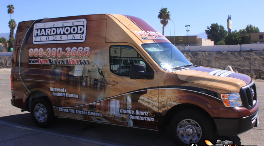 Hardwood Flooring Van Wrap