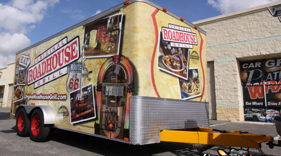 Restaurant Trailer Wrap