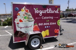 Yogurtland Trailer Wrap