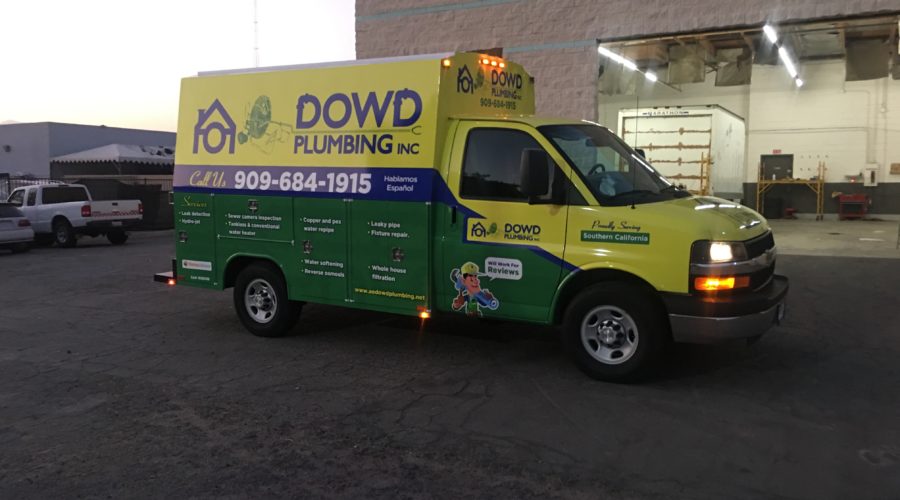 Plumbing Box Truck Wrap