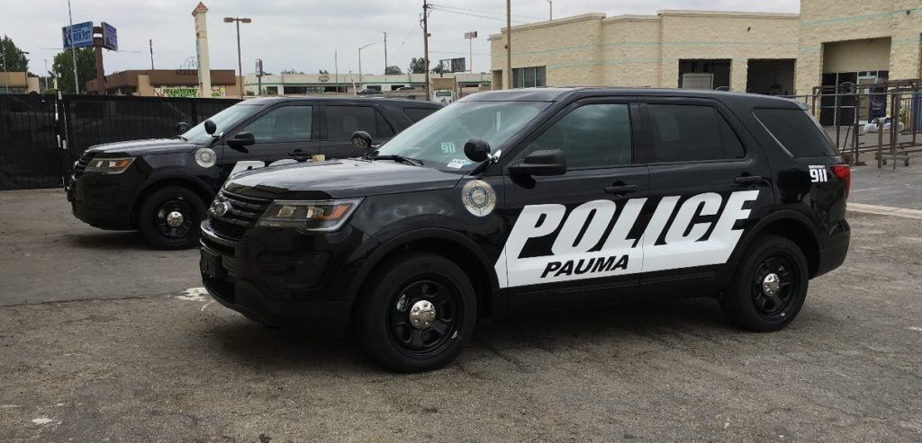 Police wrap decals lettering explorer