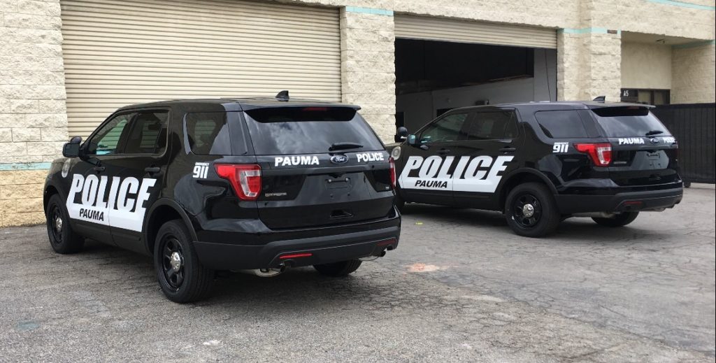 police patrol car explorer wraps decals lettering