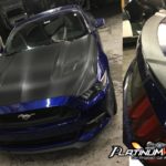 Mustang Carbon Fiber Hood Wrap