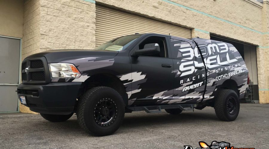 Dodge Truck Racing Wrap