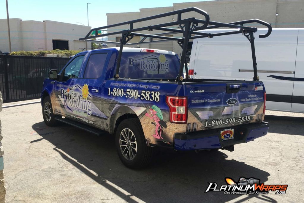 truck wrap graphics roofing