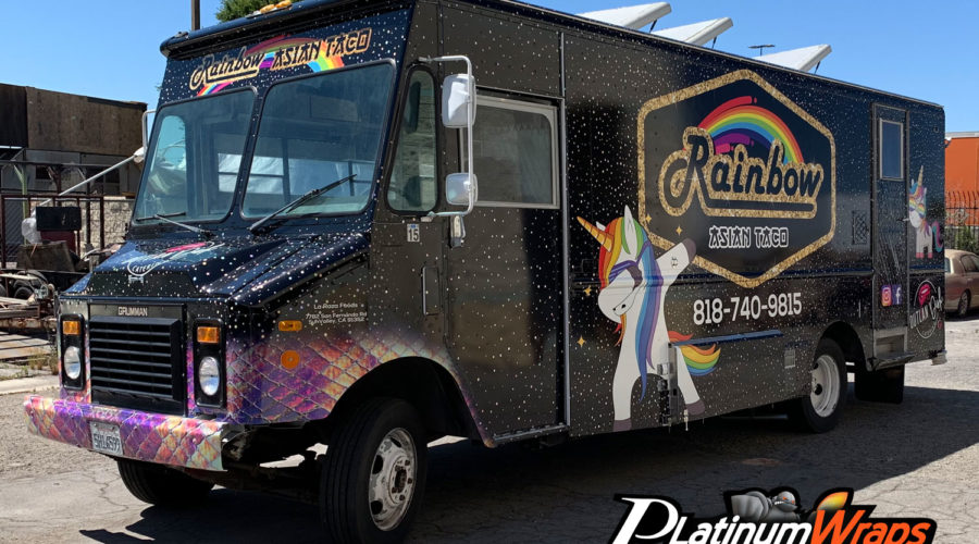 Asian Taco Food Truck Wrap