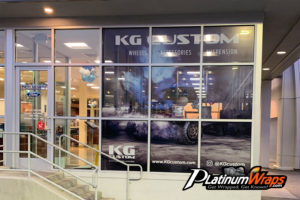 Dealership Store Front Wrap