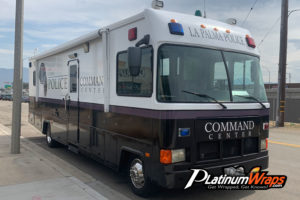 Police Command Center RV Wrap