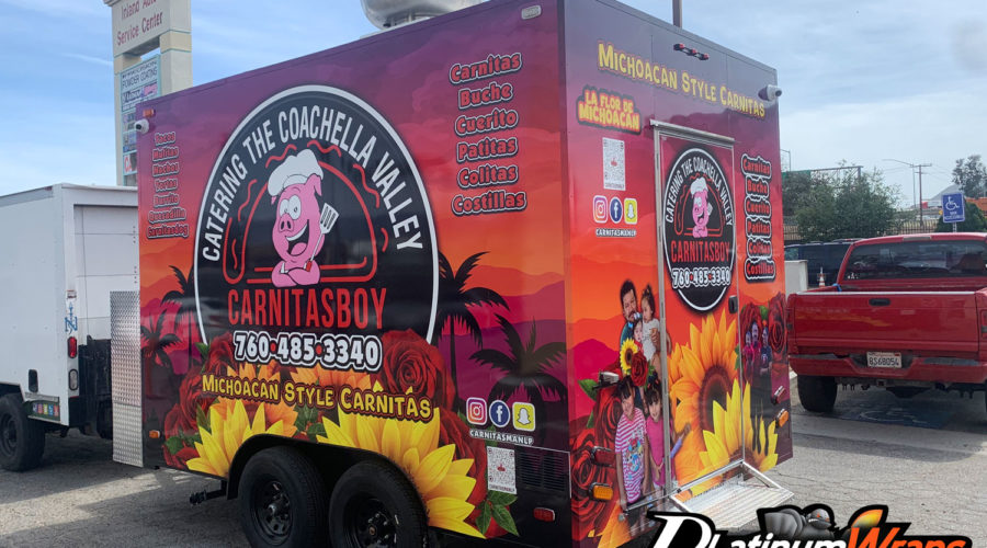 Carnitas Food Trailer Wrap