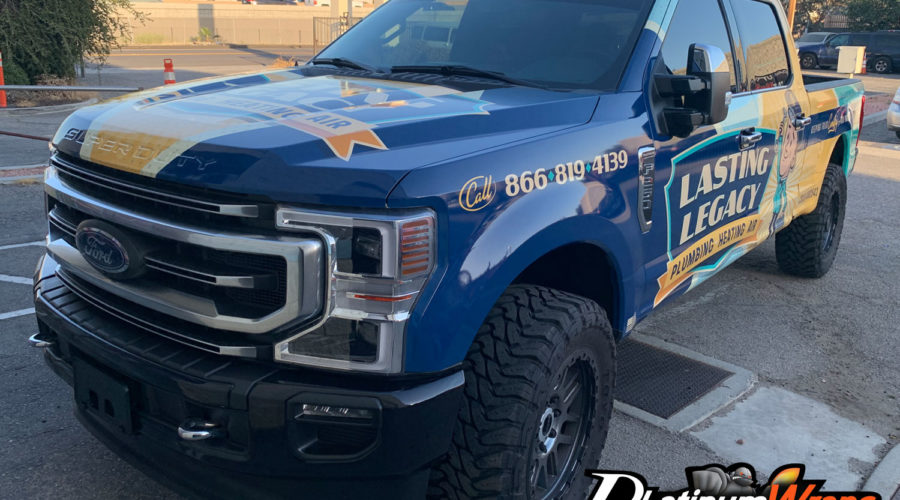 Plumbing and Air Truck Wrap