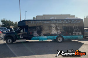 Mobile Hair Salon Bus Wrap