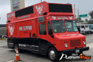 Hibachi Food Truck Wrap