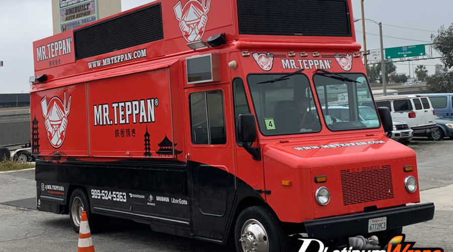 Hibachi Food Truck Wrap