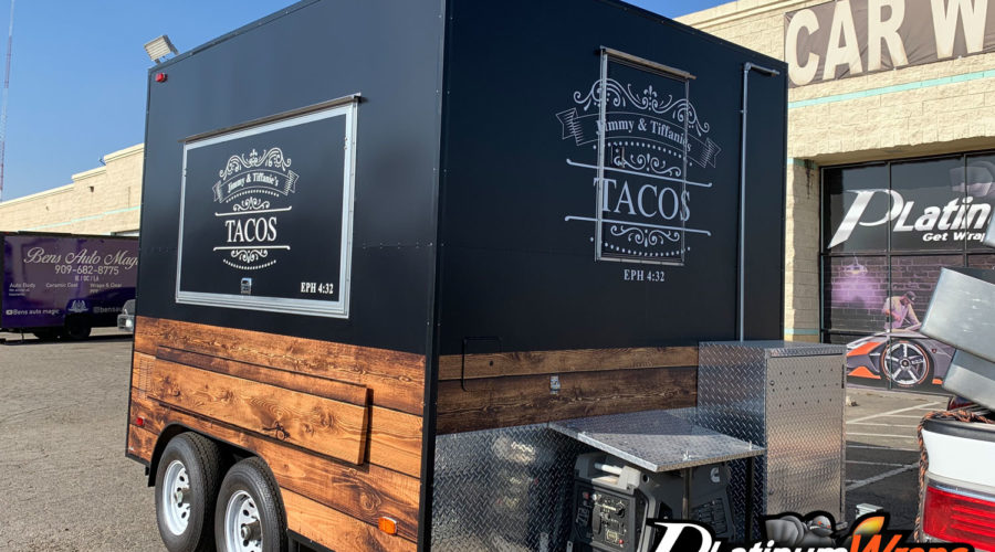 Taco Food Trailer Wrap