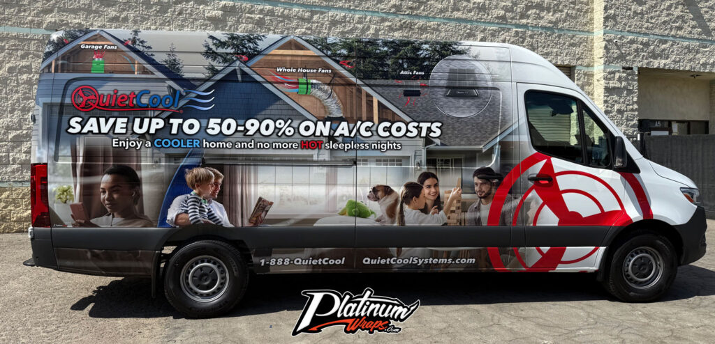 Air Conditioning Van Wrap