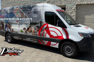 Air Conditioning Van Wrap