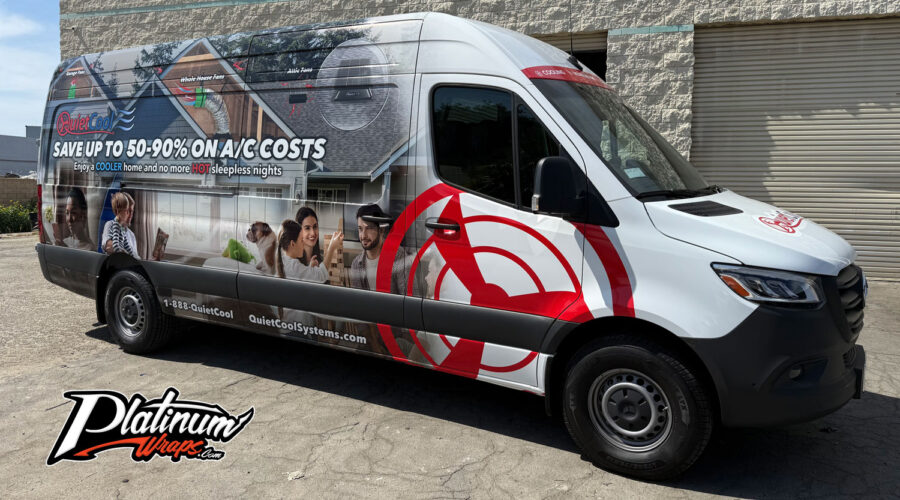 Air Conditioning Van Wrap