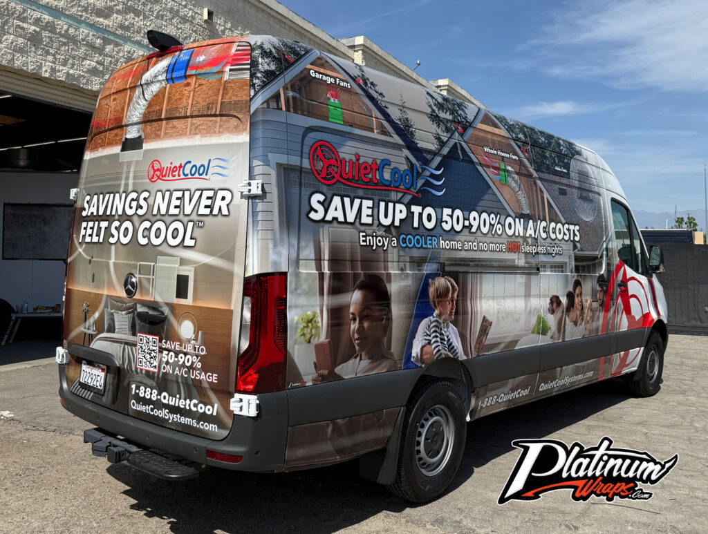 Air Conditioning Van Wrap