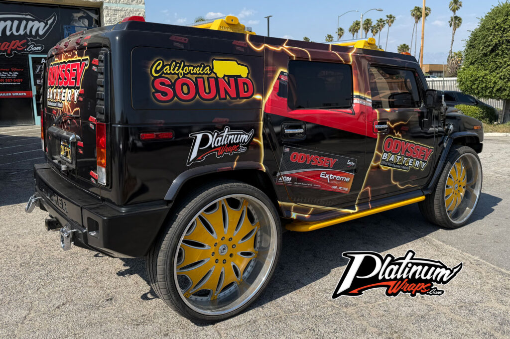 Car Stereo Hummer Wrap