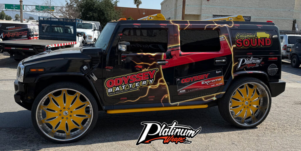 Car Stereo Hummer Wrap
