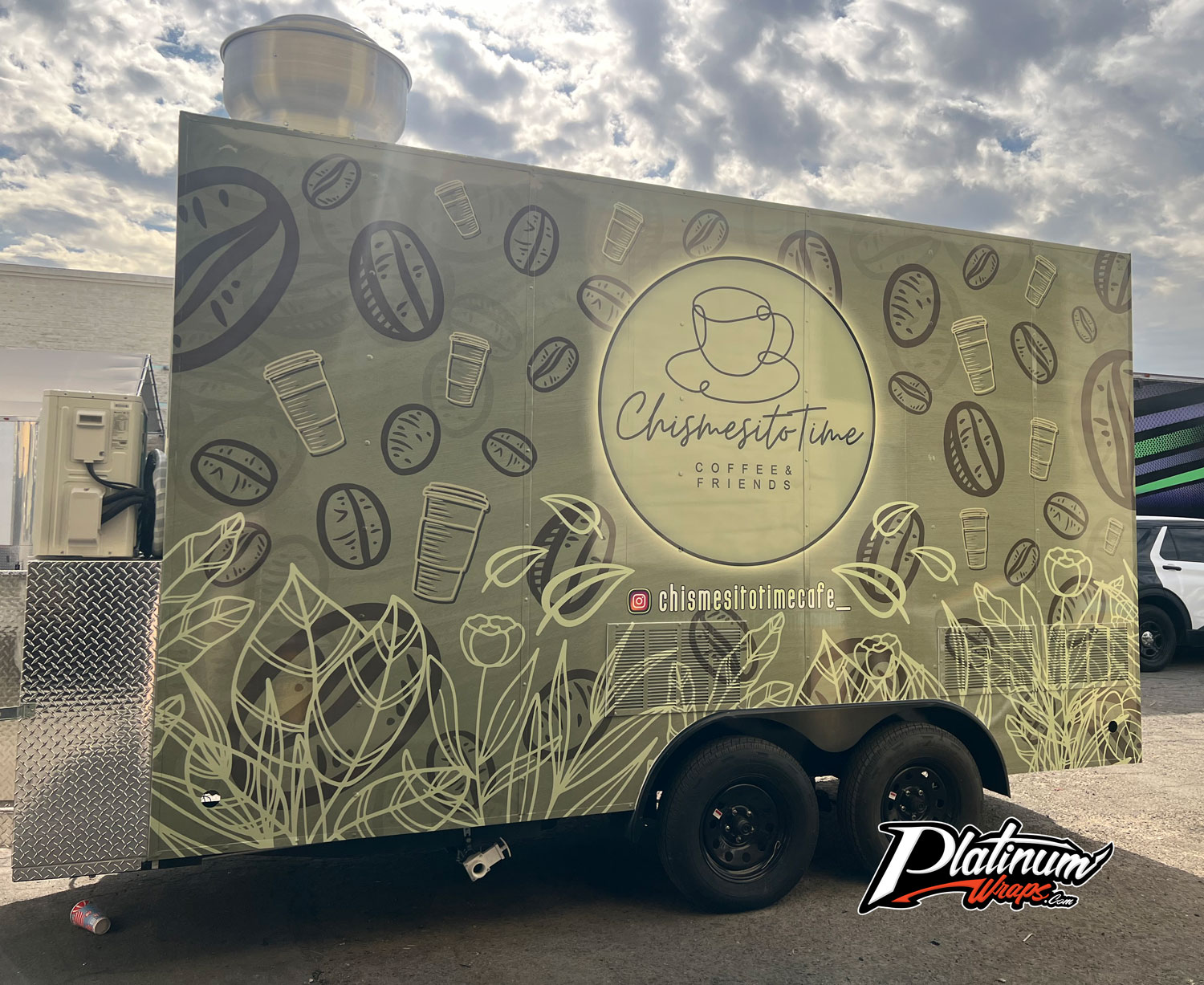 Coffee Trailer Wrap