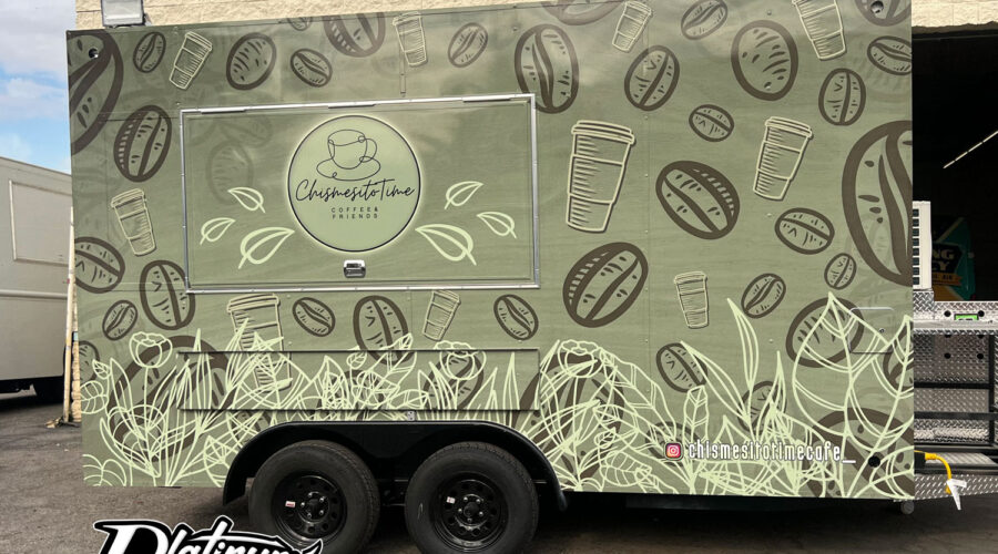 Coffee Trailer Wrap