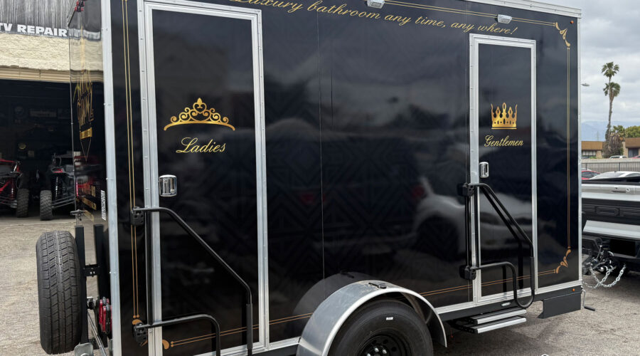 Restroom Trailer Wrap