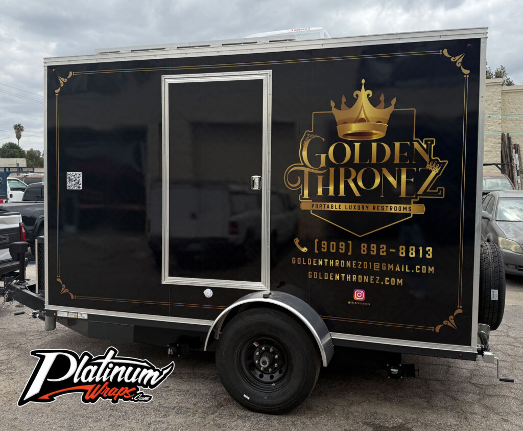 Restroom Trailer Wrap