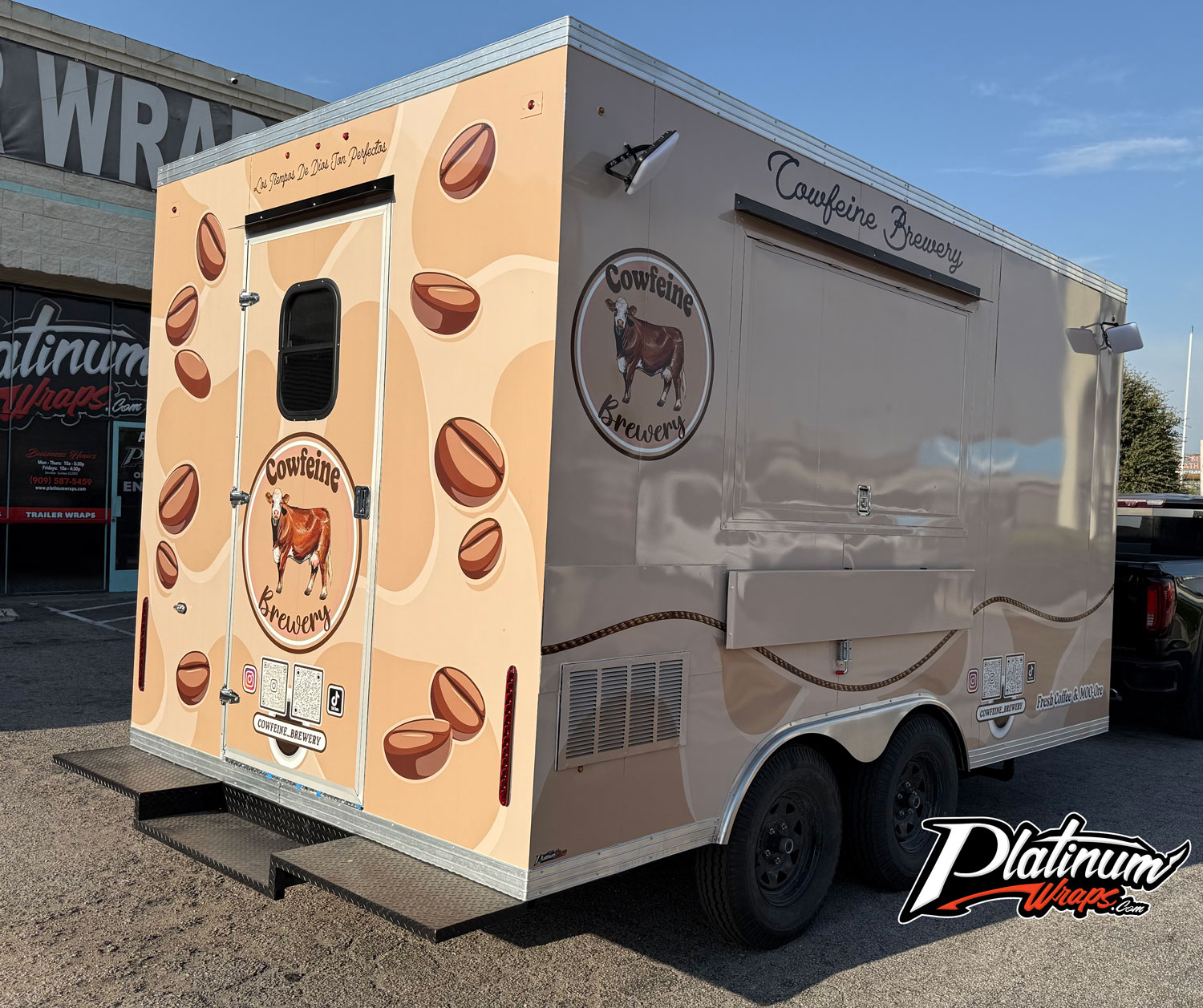 Coffee Trailer Wrap