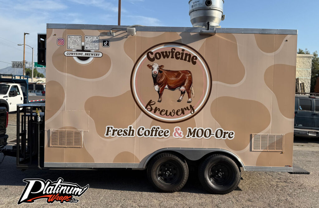 Coffee Trailer Wrap