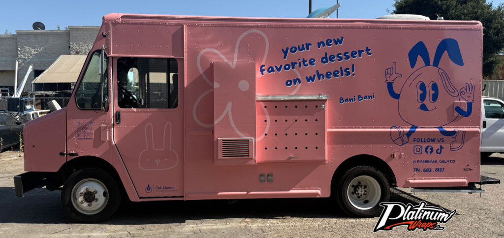 Gelato Food Truck Wrap