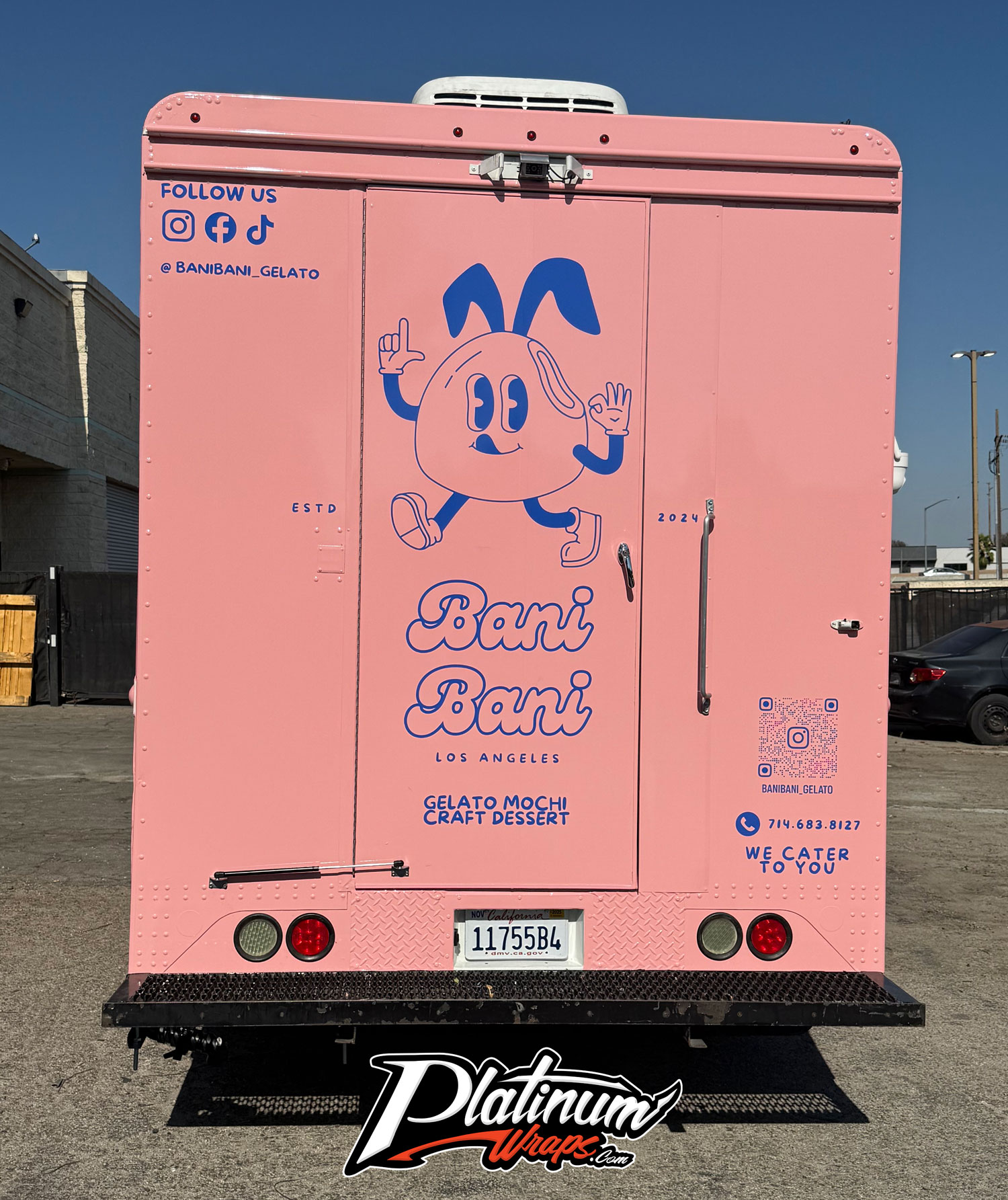 Gelato Food Truck Wrap