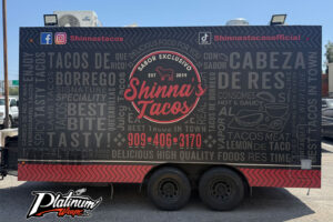 Taco Food Trailer Wrap