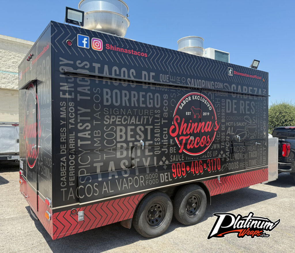 Taco Food Trailer Wrap