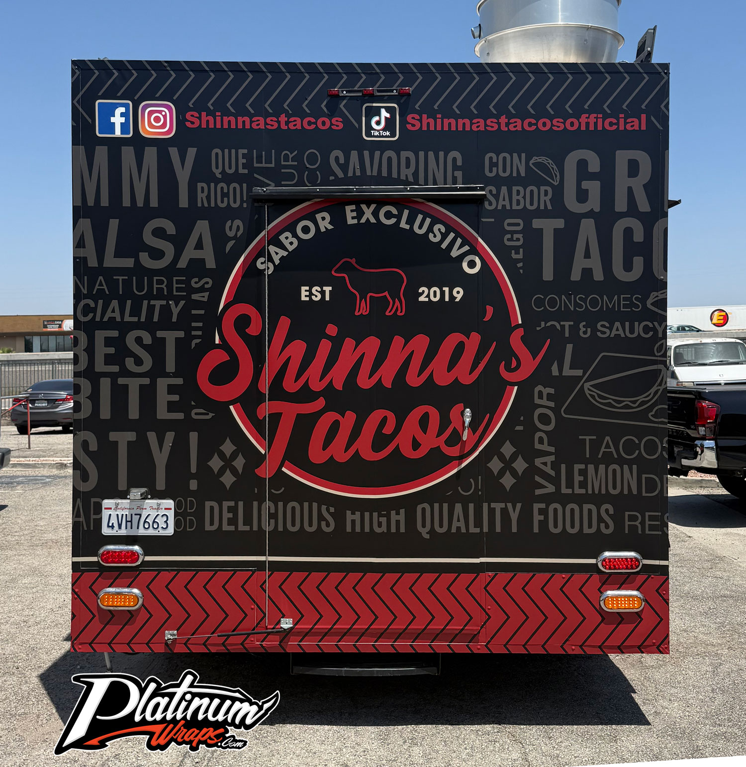 Taco Food Trailer Wrap