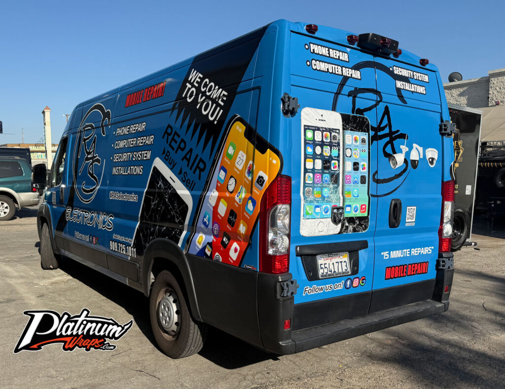 Phone Repair Van Wrap