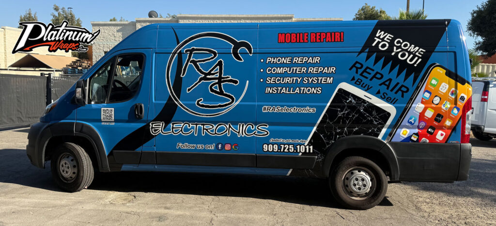 Phone Repair Van Wrap