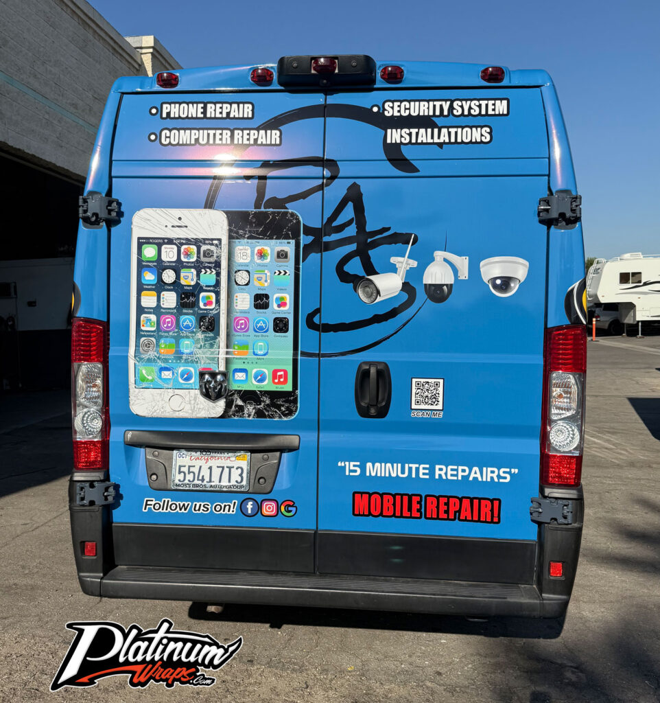 Phone Repair Van Wrap