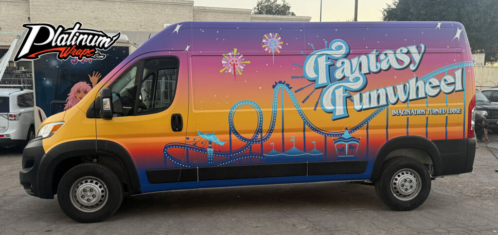 Colorful Van Wrap