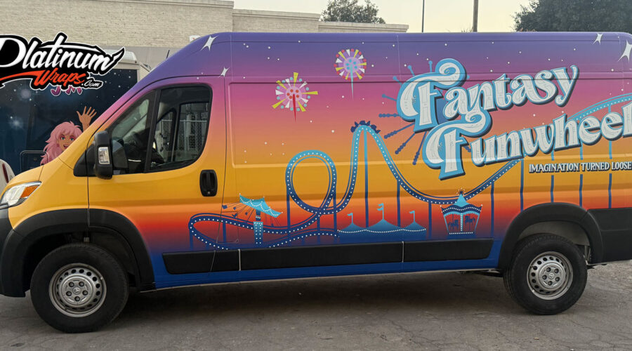 Colorful Van Wrap