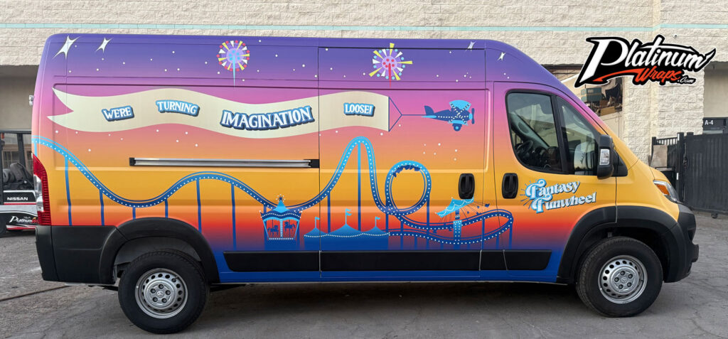 Colorful Van Wrap