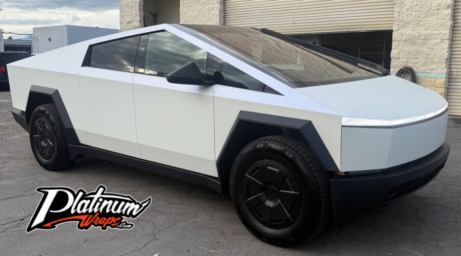 Cybertruck White Wrap