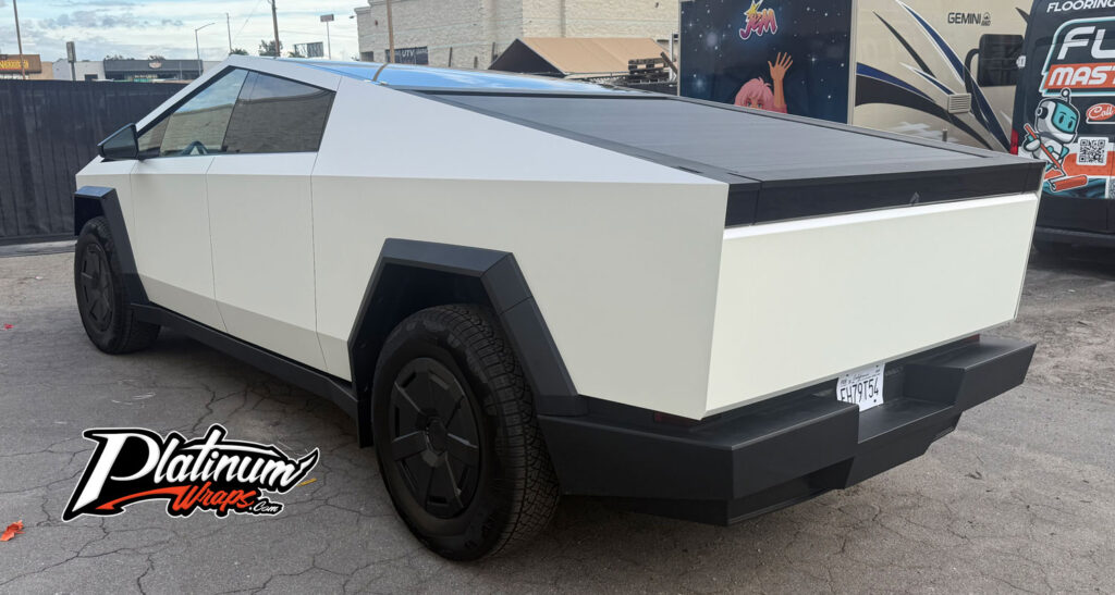Cybertruck White Wrap