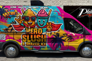 Ford Transit Shaved Ice Wrap