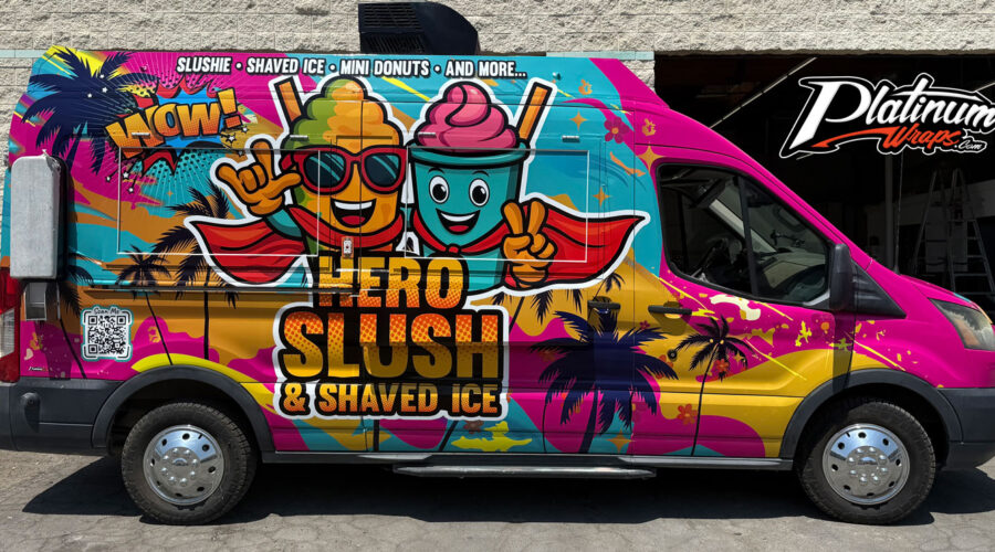 Ford Transit Shaved Ice Wrap