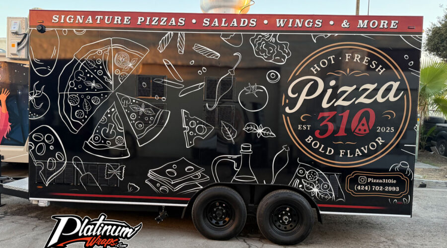 Pizza Trailer Wrap