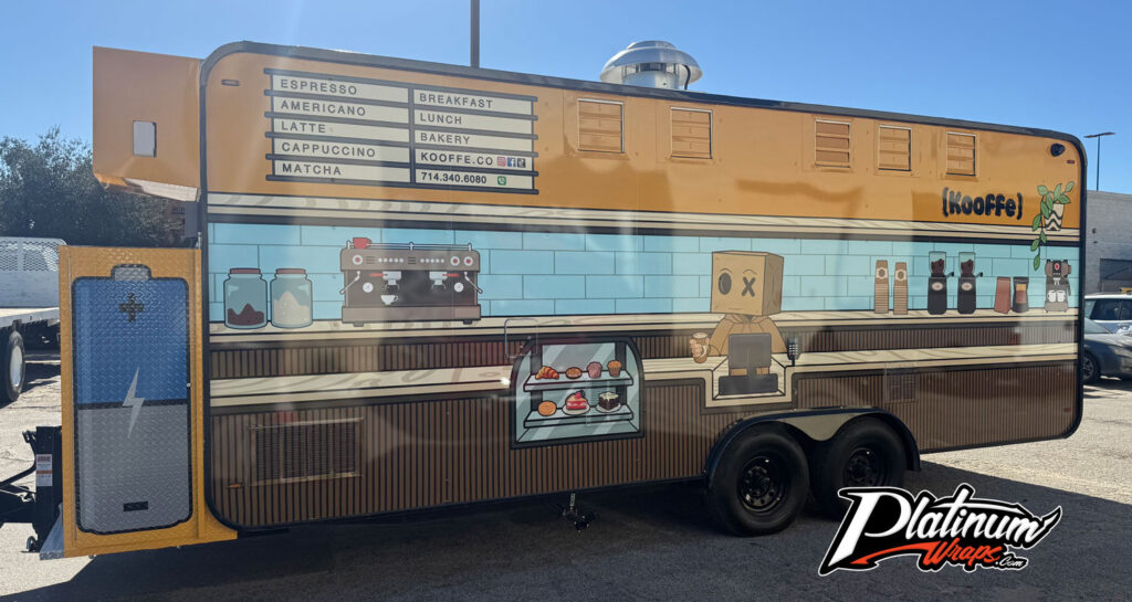 Coffee Trailer Wrap