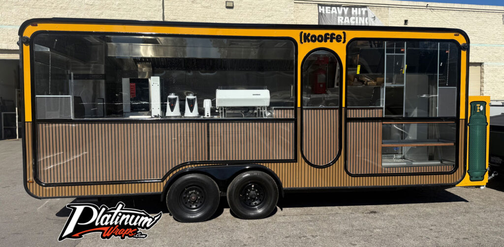 Coffee Trailer Wrap